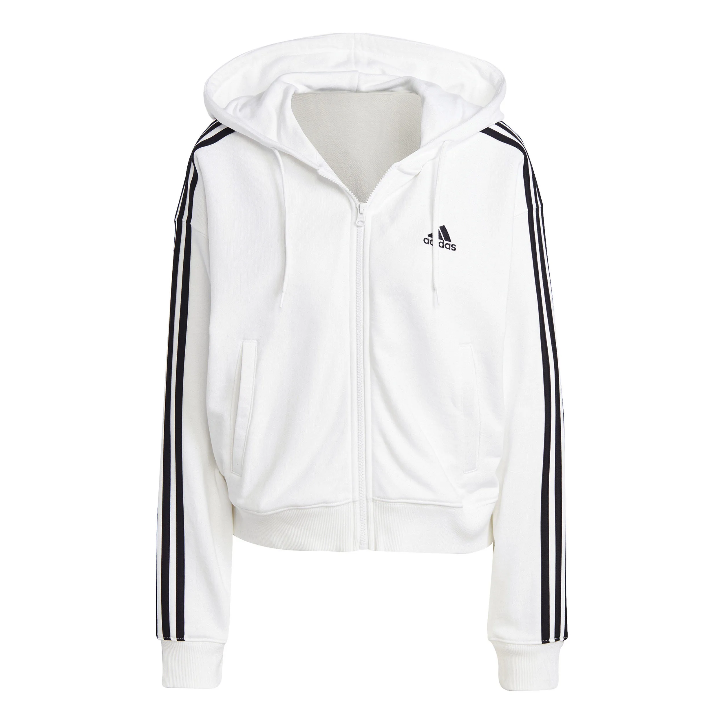 3 Stripes French Terry Sudadera Con Cremallera Mujeres