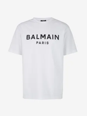 Balmain Camiseta Logo Contraste