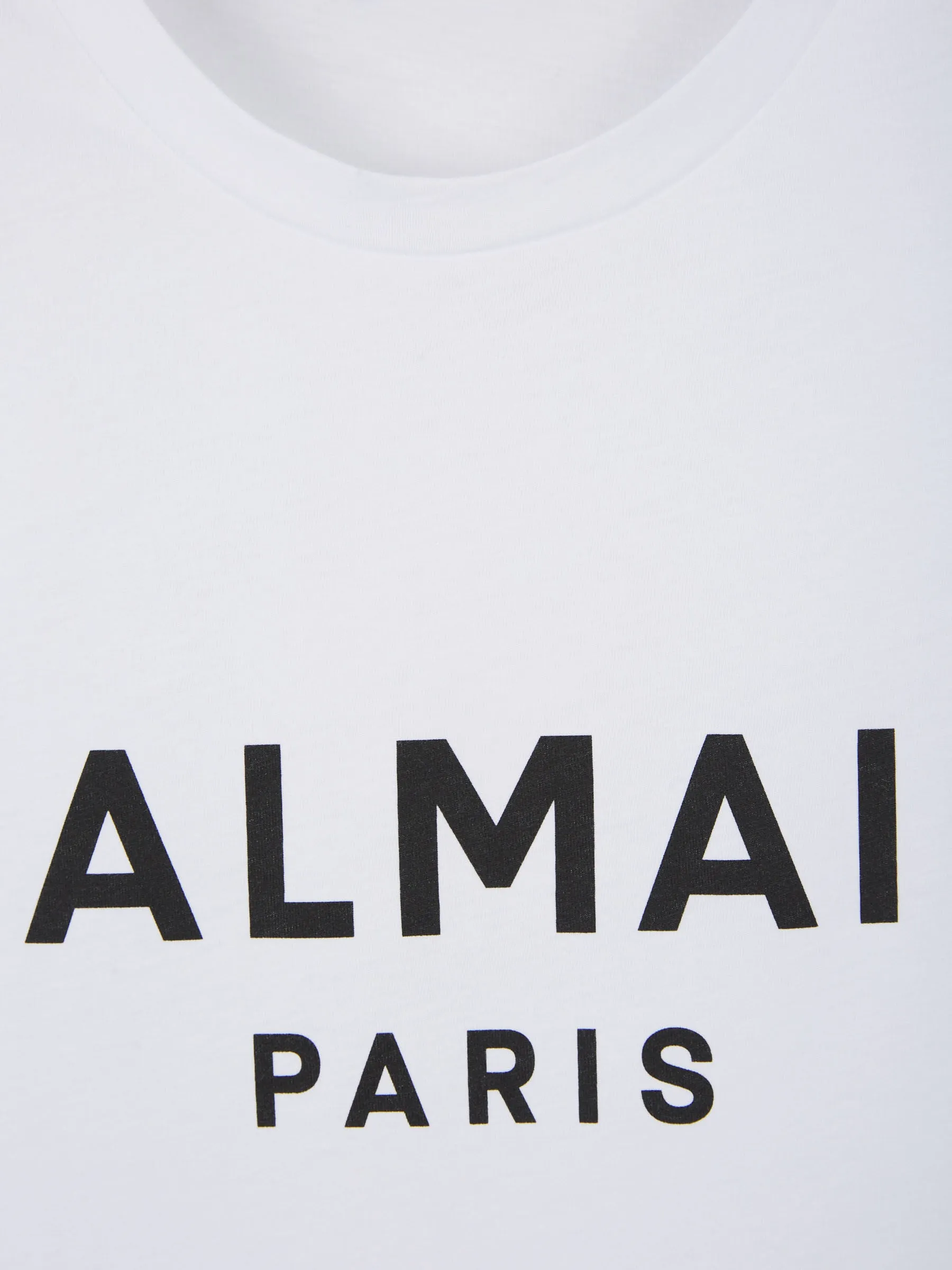 Balmain Camiseta Logo Contraste