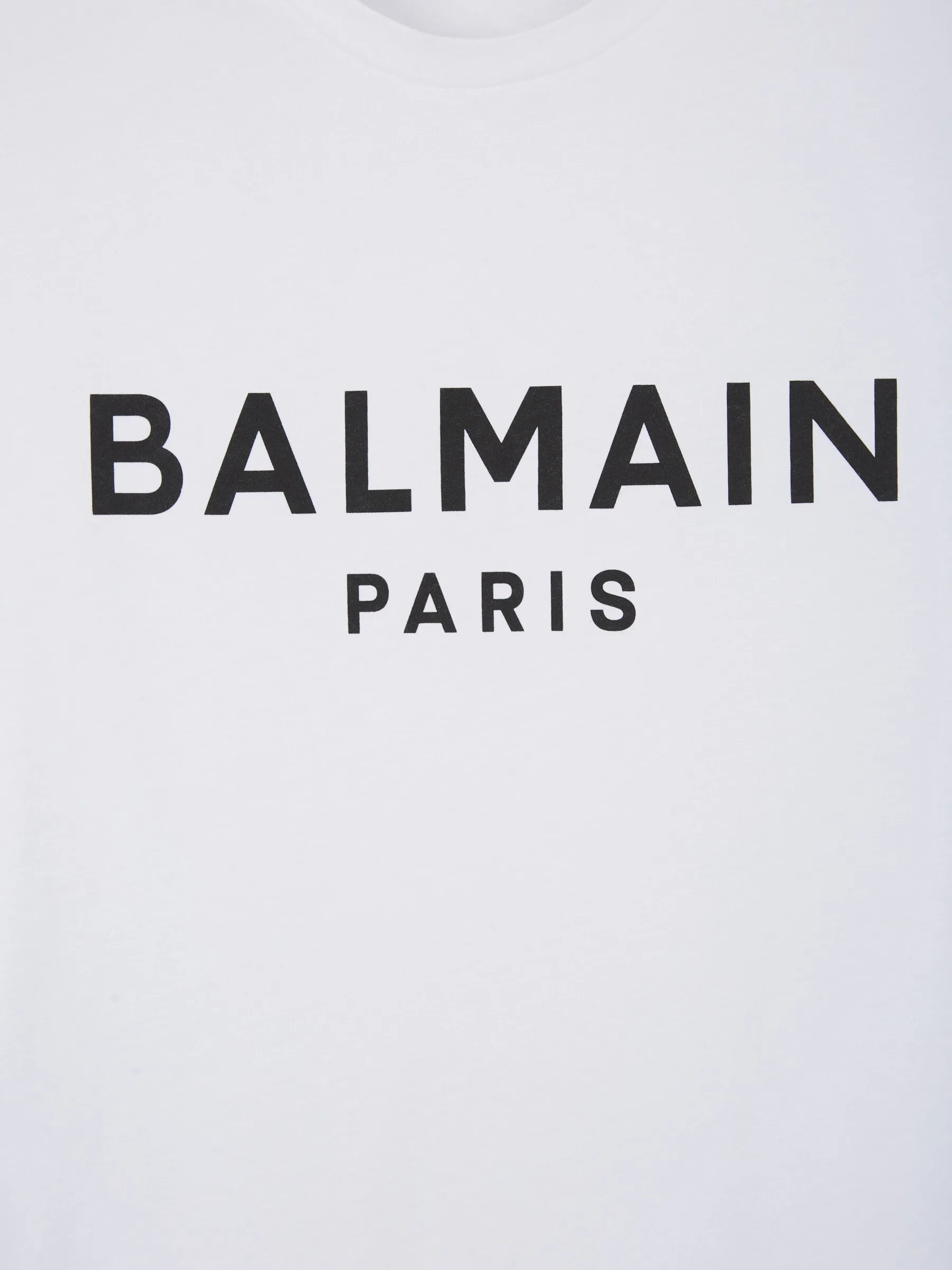 Balmain Camiseta Logo Contraste