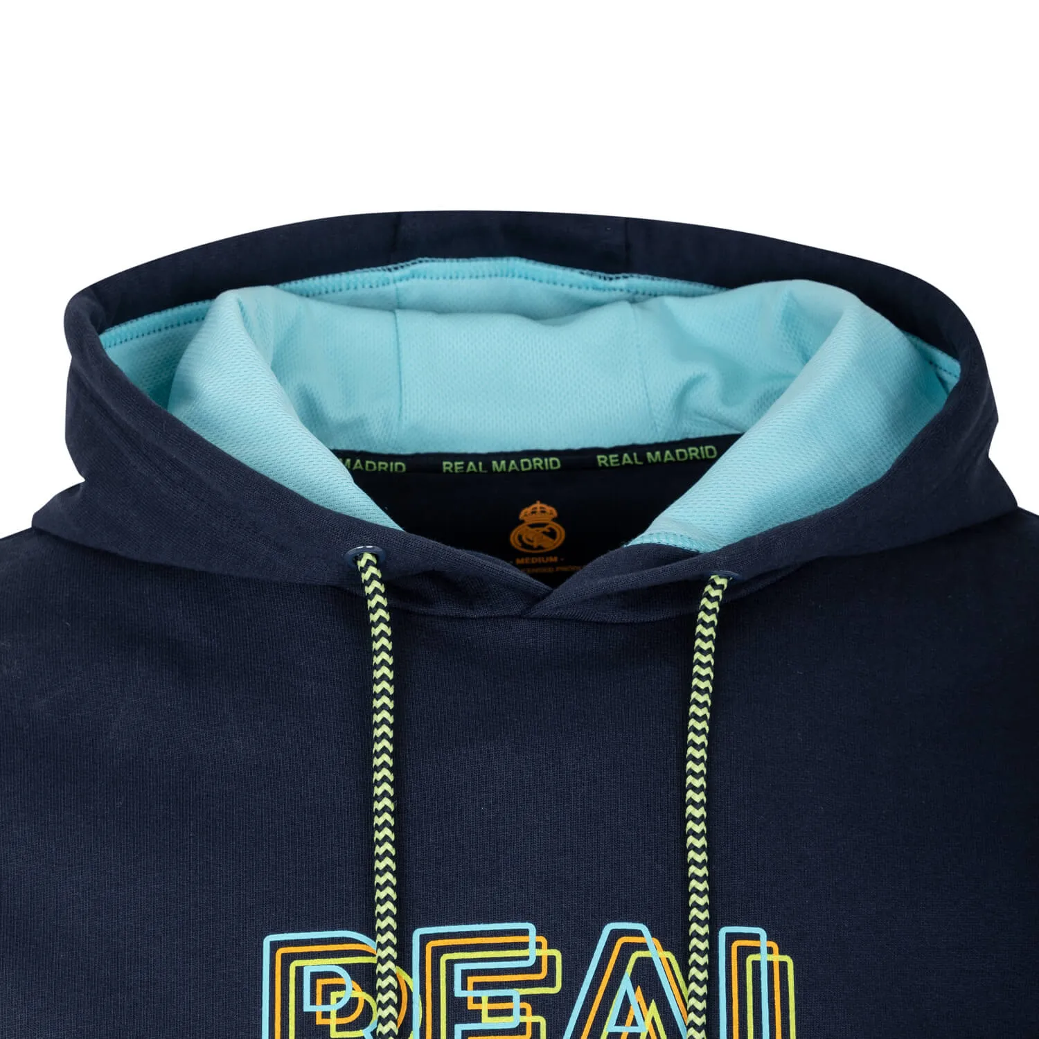 Bernabéu Neon Lights Sudadera Capucha Print Azul