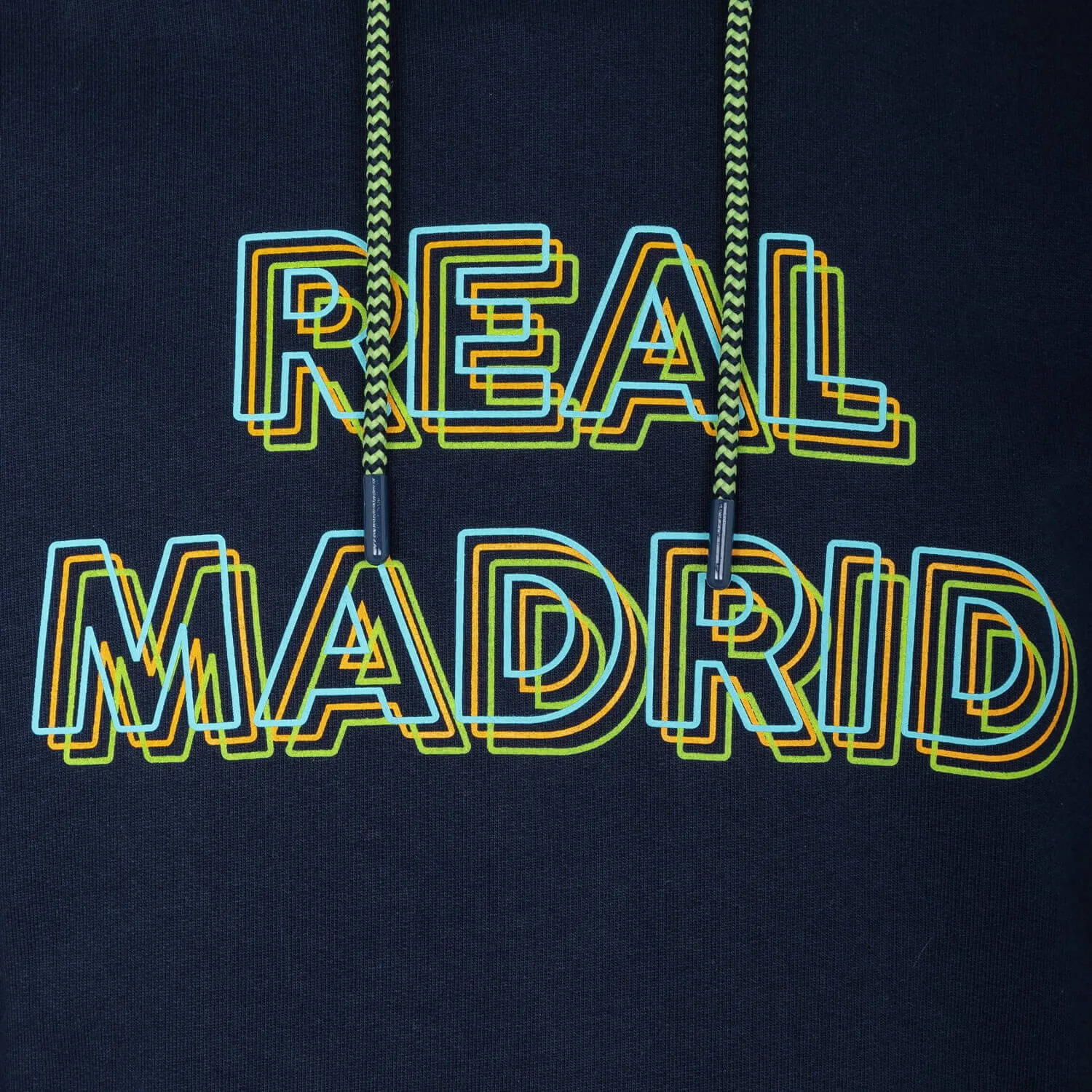 Bernabéu Neon Lights Sudadera Capucha Print Azul