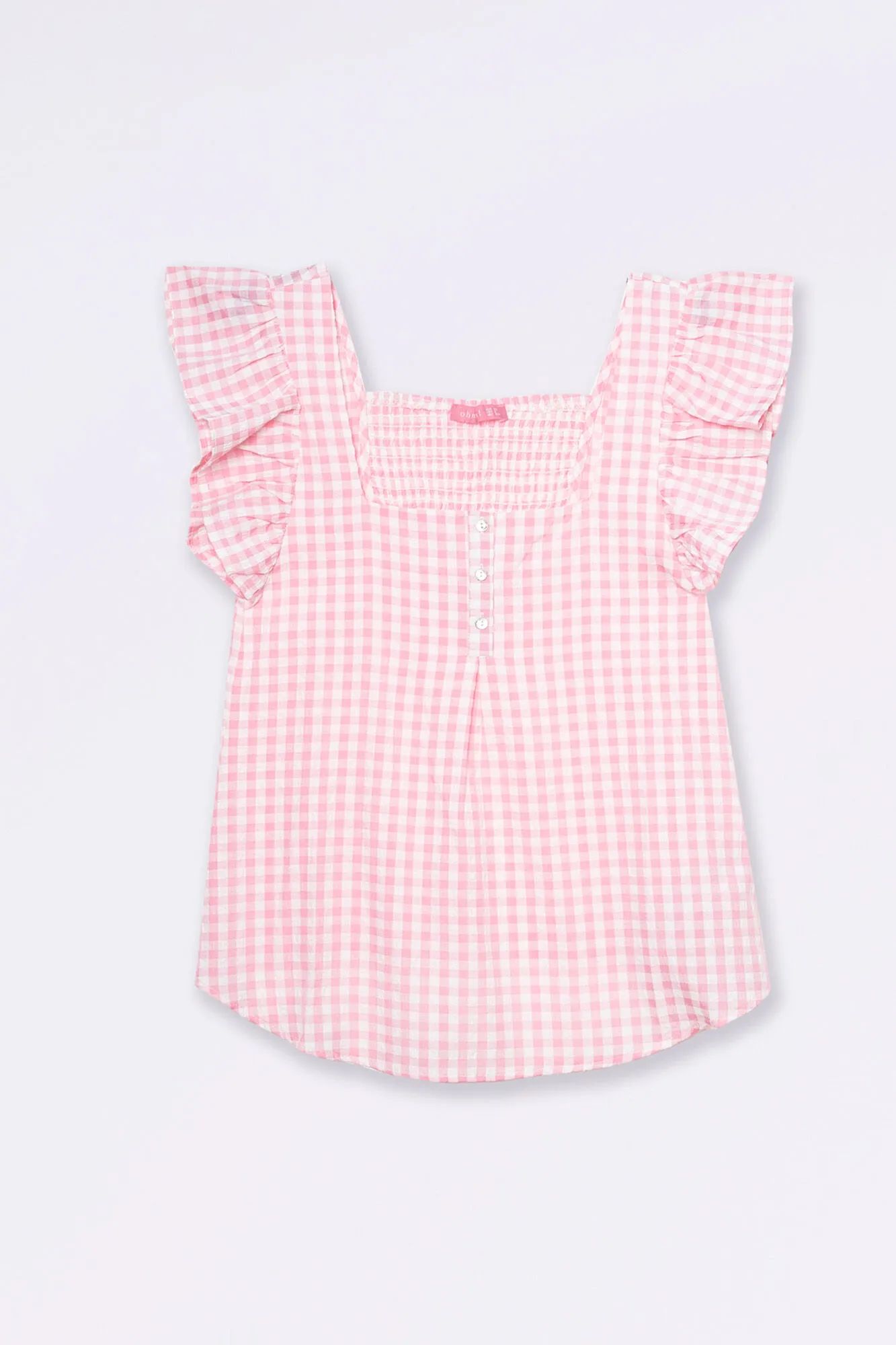 Blusa premamá cuadros vichy