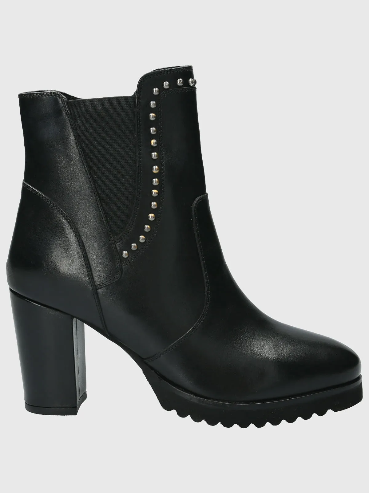 Botin Cuero Mujer Spell Negro