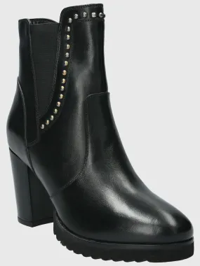 Botin Cuero Mujer Spell Negro