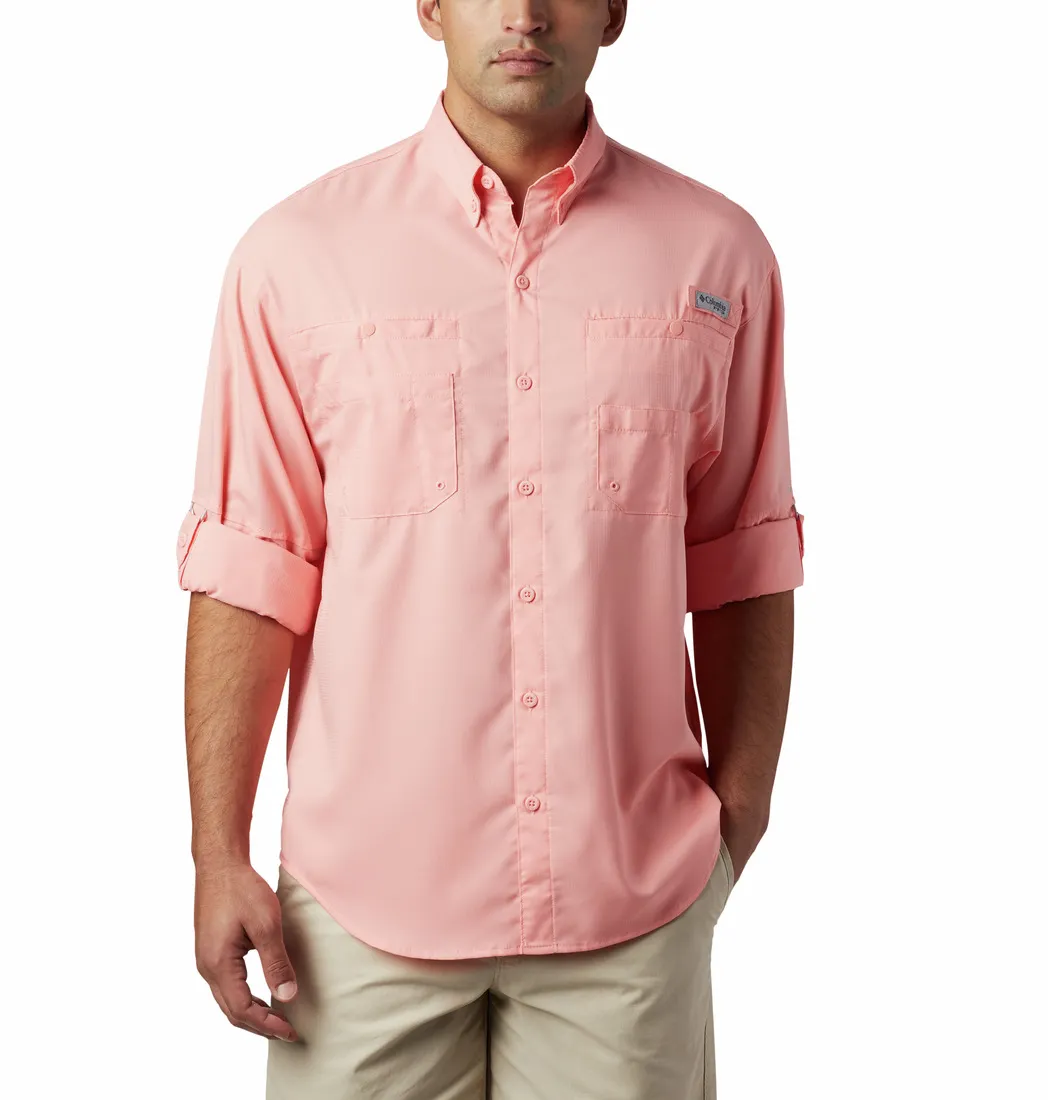 Camisa Columbia Tamiami Rosa Para Hombre