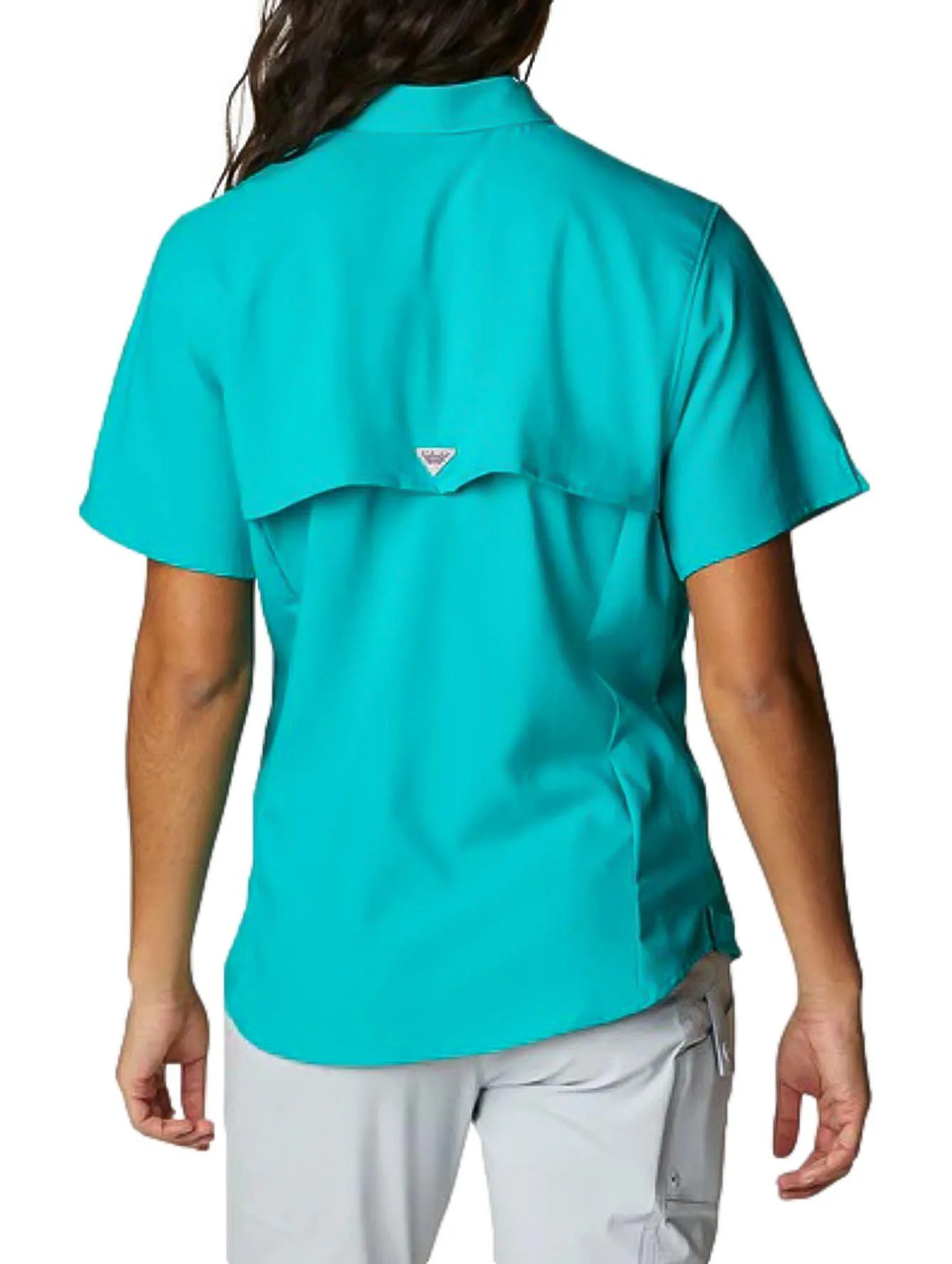 Camisa Columbia Tamiami Verde Para Mujer