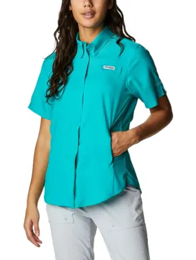 Camisa Columbia Tamiami Verde Para Mujer