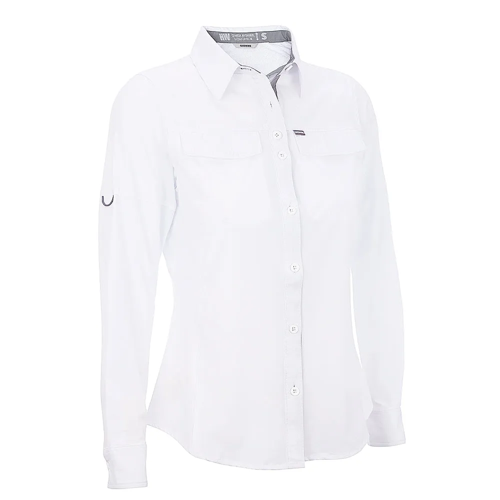 Camisa Hw Antakari Spandex Mujer Blanca