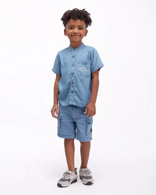 Camisa Niño Juan Daniel Light Wash