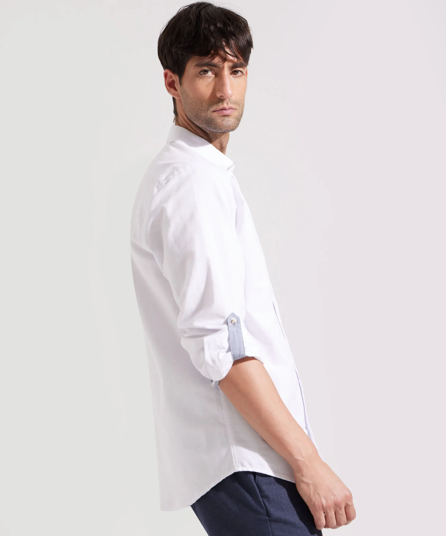 Camisa Oxford con Bolsillo-