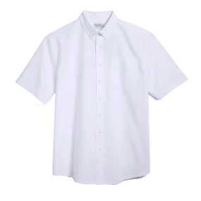 Camisa Oxford Manga Corta Drayton Blanca