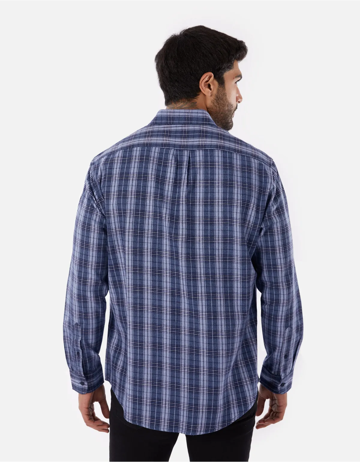 Camisa regular fit azul