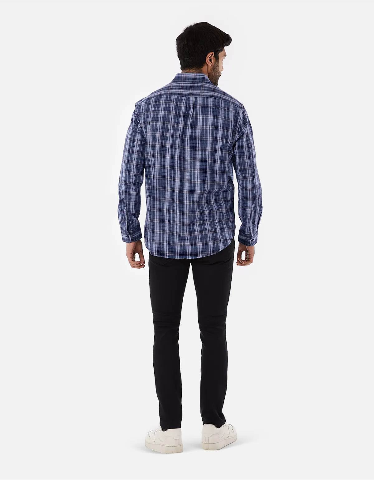 Camisa regular fit azul