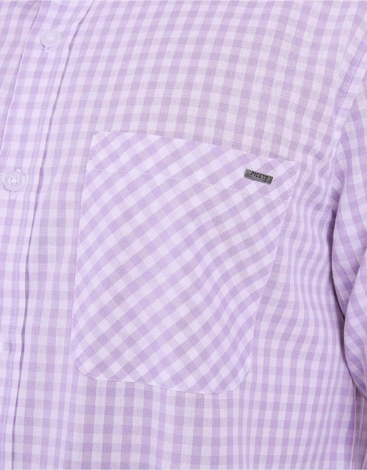 Camisa regular fit lila