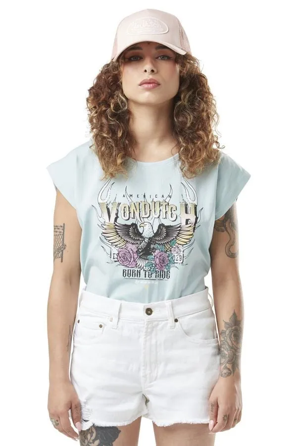 Camiseta Mujeres Von Dutch Tee Shirt Eag Sa