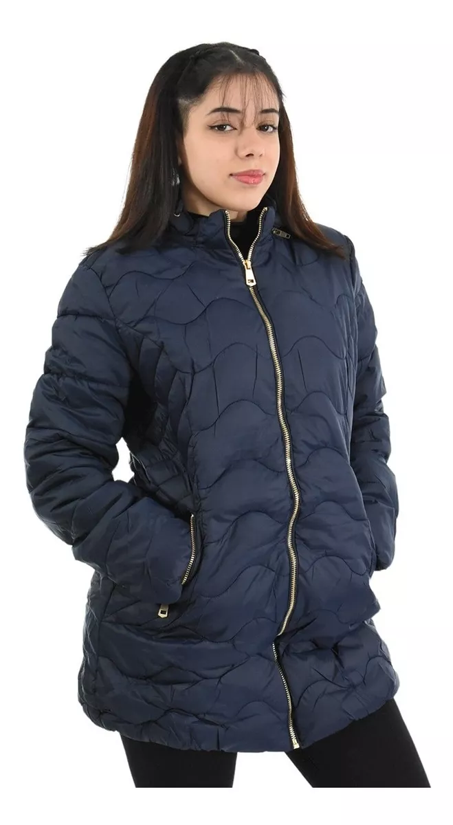 Campera Inflable Mujer Importada Impermeable Gloria 423