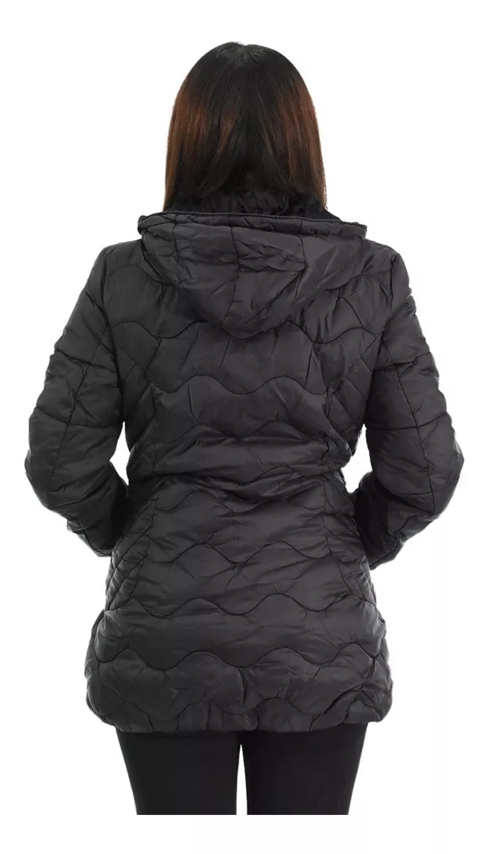 Campera Inflable Mujer Importada Impermeable Gloria 423