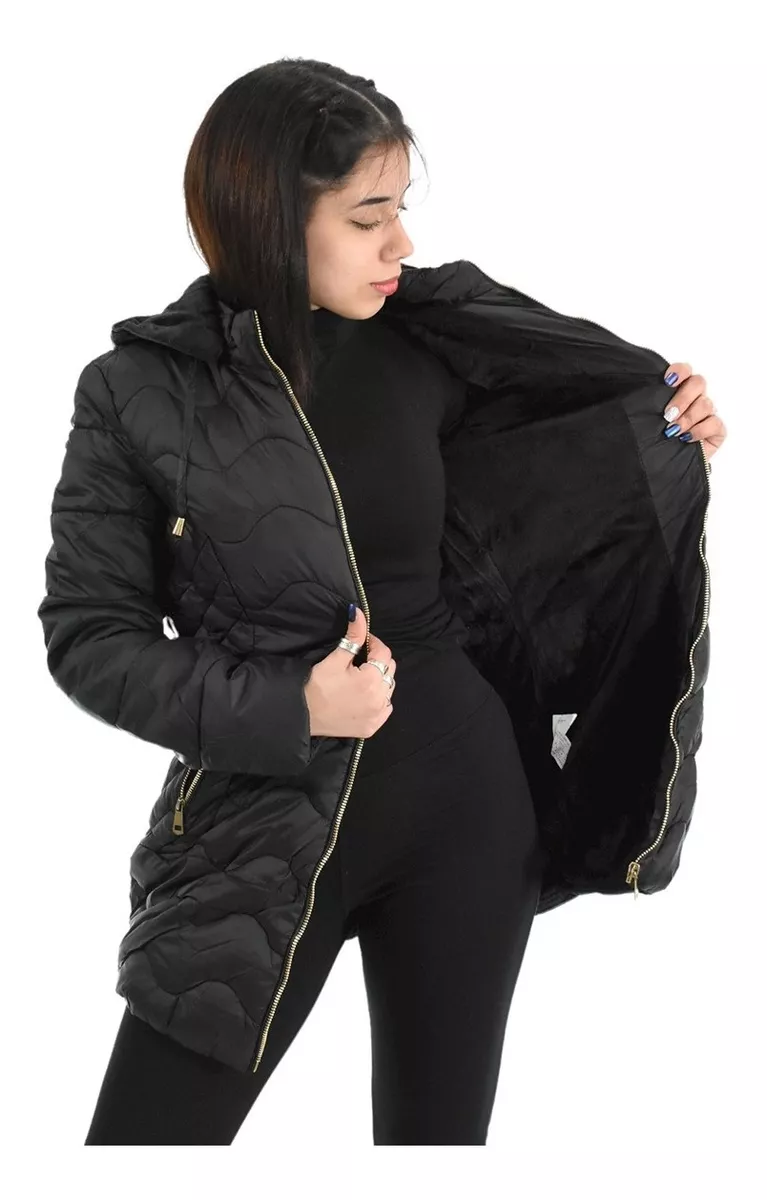 Campera Inflable Mujer Importada Impermeable Gloria 423