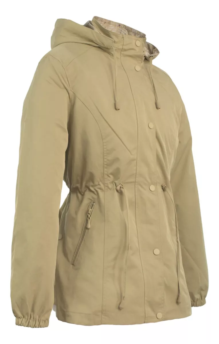 Campera Mujer Reversible Impermeable Importada Yd 76370