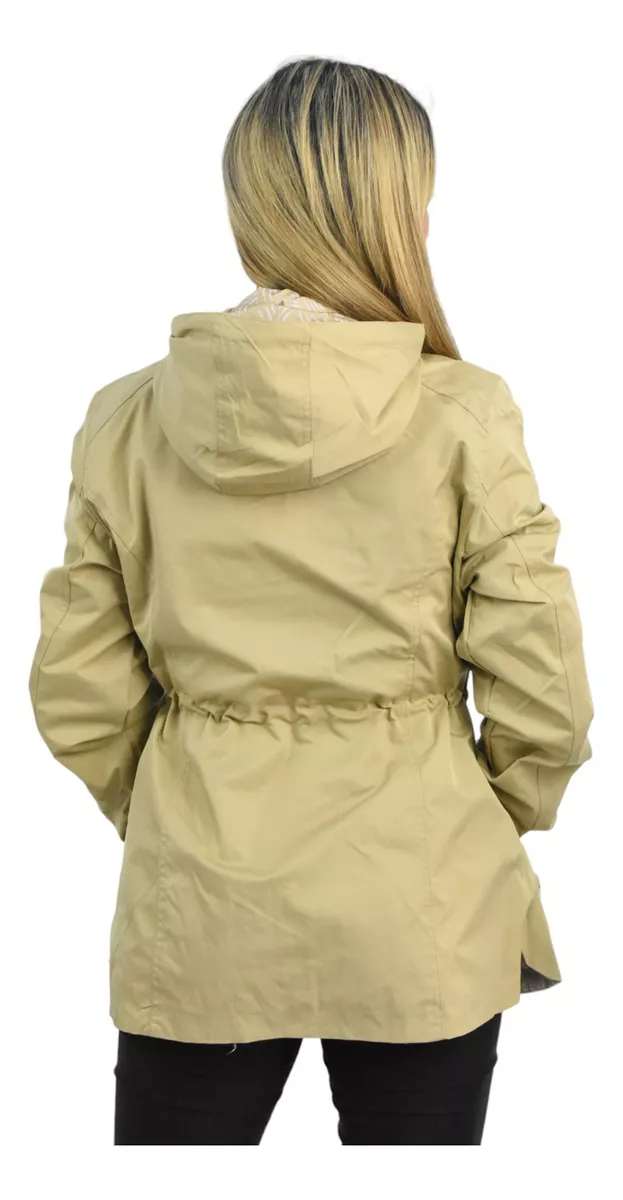 Campera Mujer Reversible Impermeable Importada Yd 76370