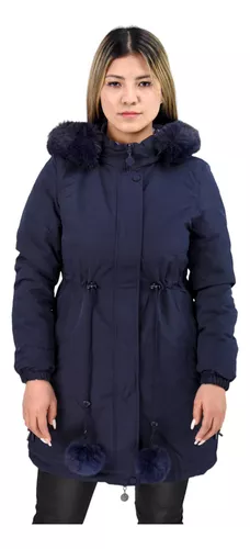 Campera Parka Mujer Reversible Impermeable Importada Yd 8131