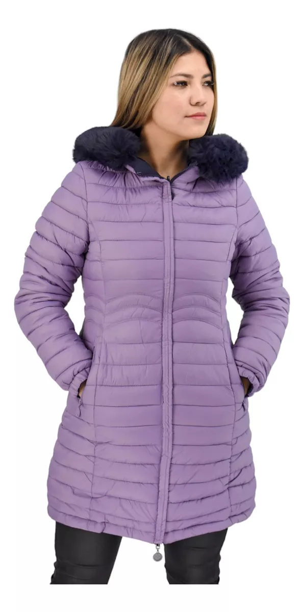 Campera Parka Mujer Reversible Impermeable Importada Yd 8131