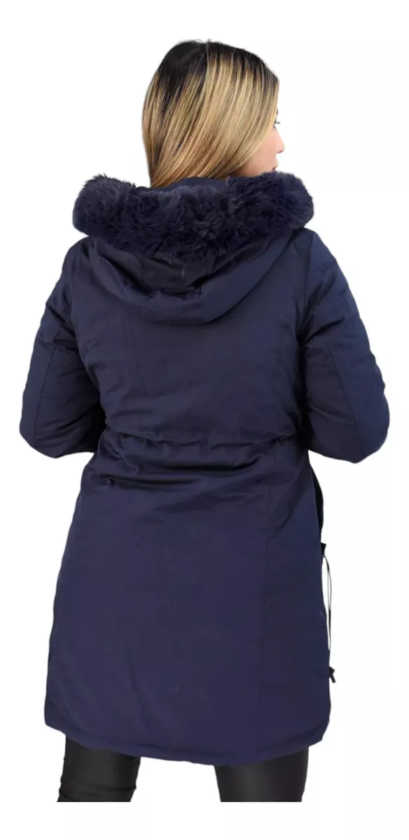 Campera Parka Mujer Reversible Impermeable Importada Yd 8131