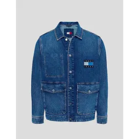 CHAQUETA  DENIM BOXY WORKER JACKET DENIM