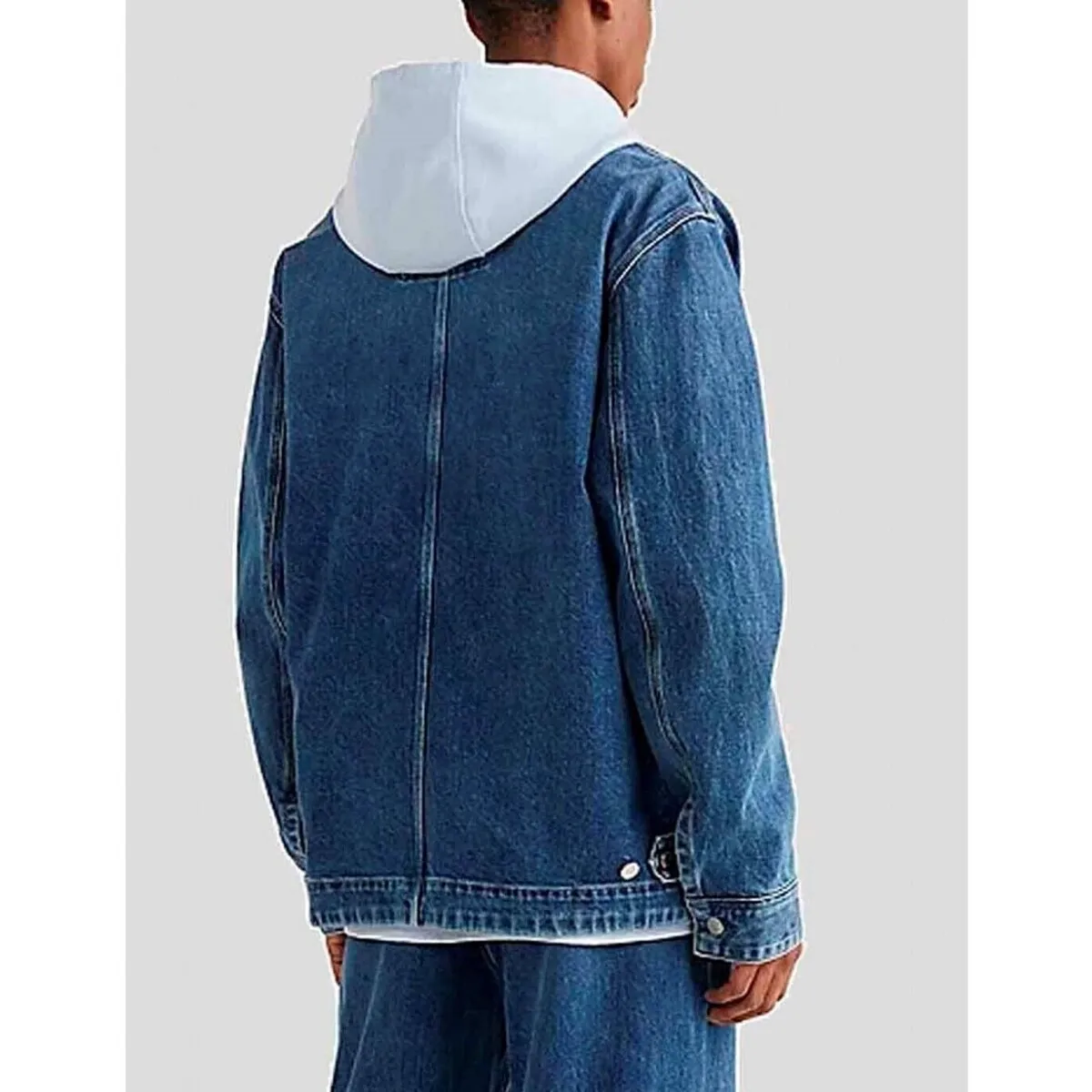 CHAQUETA  DENIM BOXY WORKER JACKET DENIM