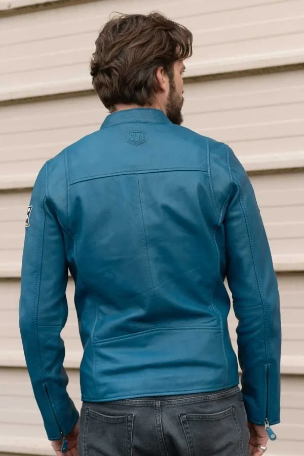 Chaqueta Hombre Classic Legend Motors Jarier Ocean Blue