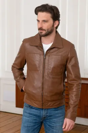 Chaqueta Hombre Serge Pariente Texas Oxblood