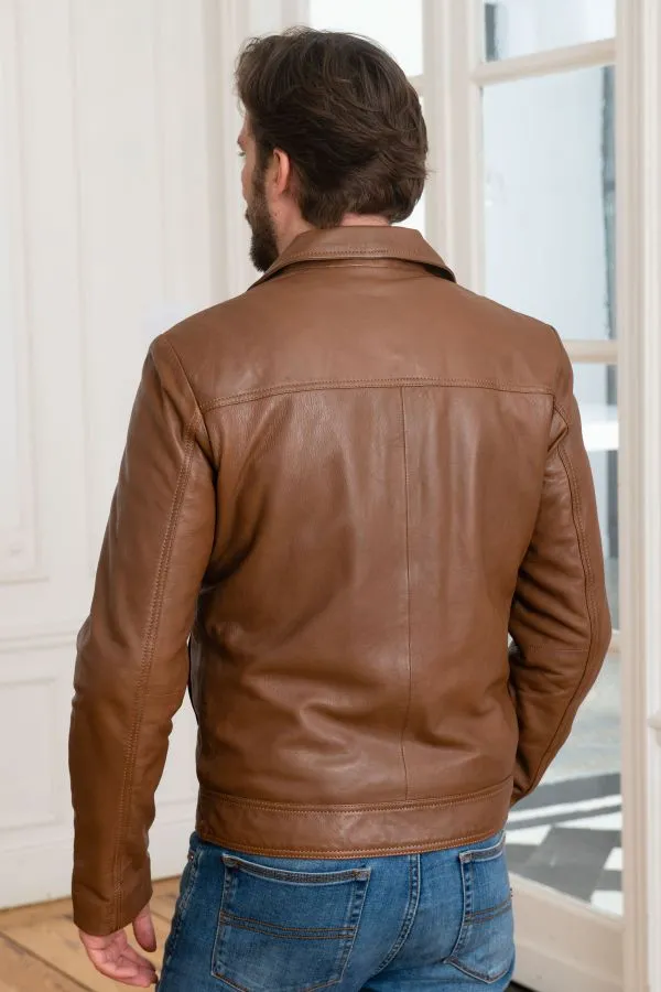 Chaqueta Hombre Serge Pariente Texas Oxblood