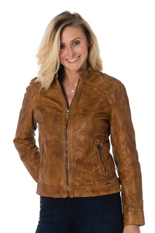 Chaqueta Mujeres Cityzen Trani Cognac Zz40