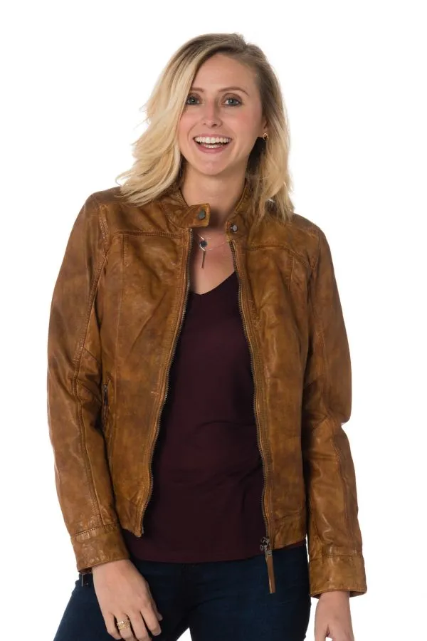 Chaqueta Mujeres Cityzen Trani Cognac Zz40