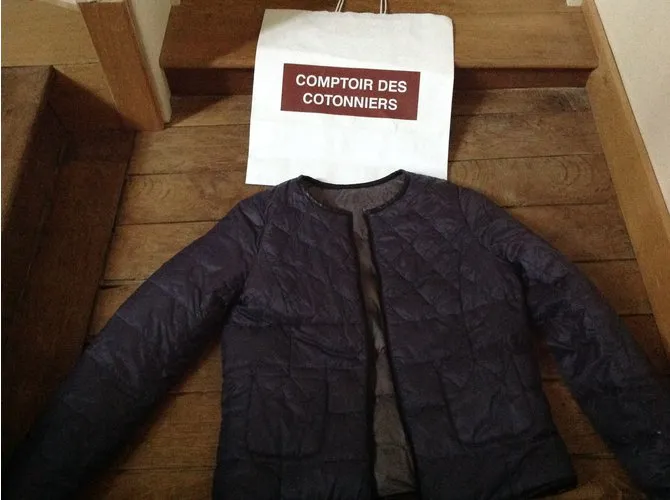 Comptoir Des Cotonniers Chaqueta de plumas Azul 