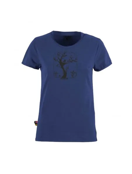 E9 Camiseta Birdy Mujer Vintage Blue