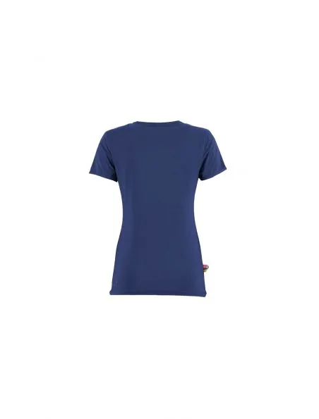 E9 Camiseta Birdy Mujer Vintage Blue