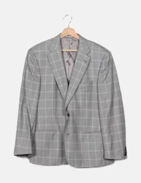 Emidio Tucci Blazer gris cuadros