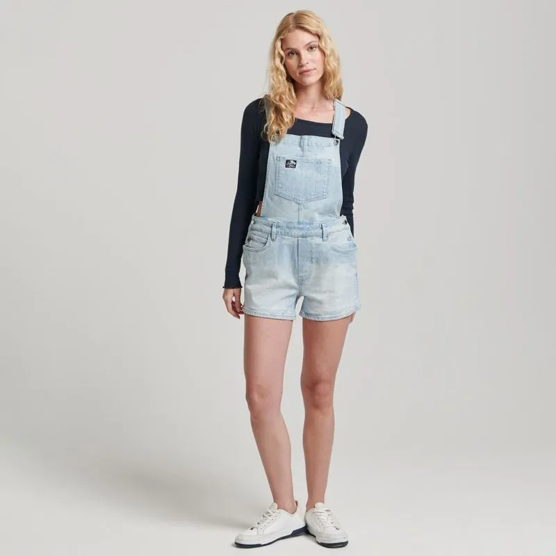 Enterizo Largo Para Mujer Vintage Hot Short Dungaree Superdry