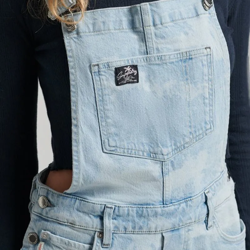 Enterizo Largo Para Mujer Vintage Hot Short Dungaree Superdry