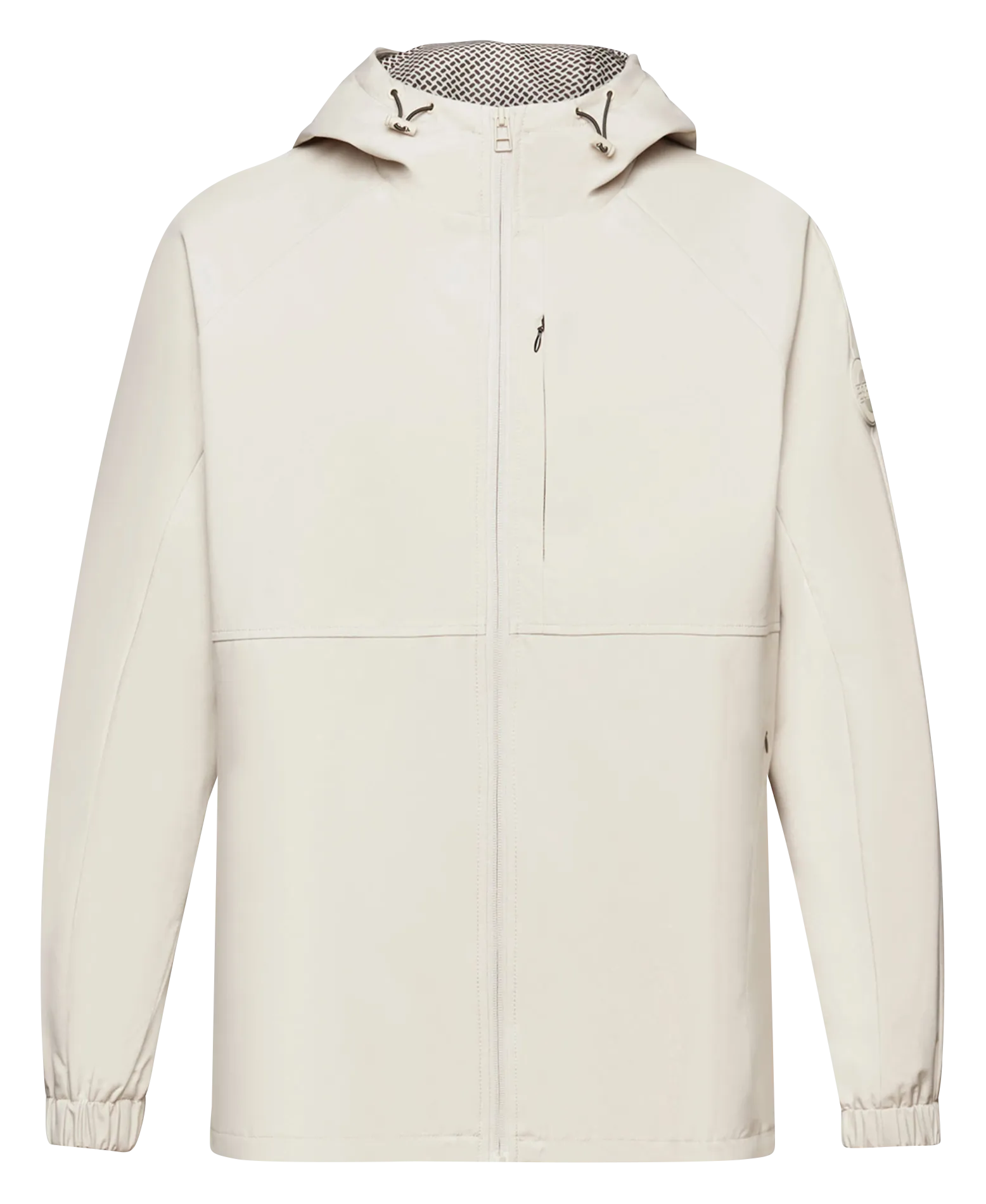 ESPRIT Chaqueta con cuello alto en beige