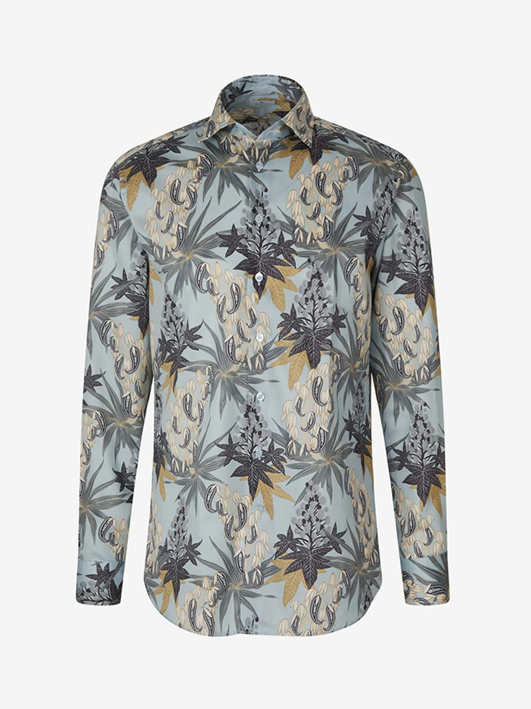 Etro Camisa de Algodón Estampada