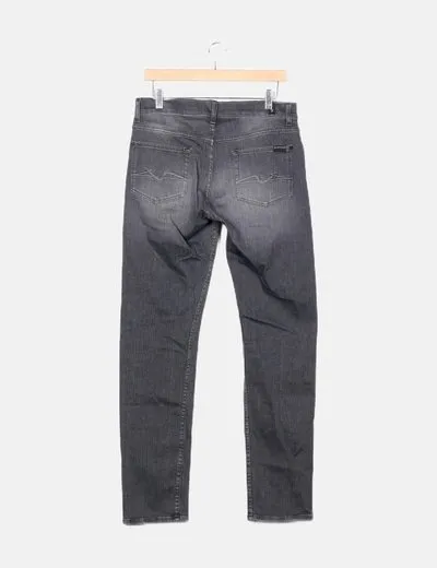 For all mankind Jeans slimmy tapered gris