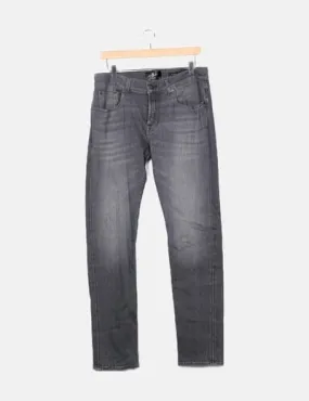 For all mankind Jeans slimmy tapered gris