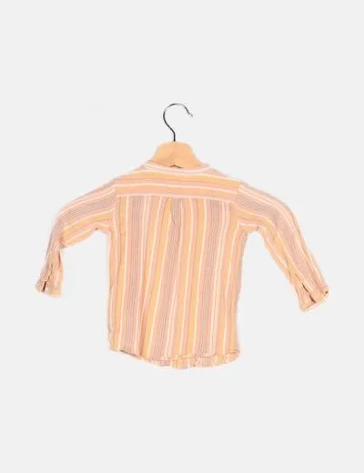 Gocco Camisa naranja rayas