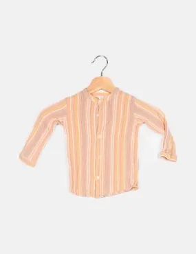 Gocco Camisa naranja rayas