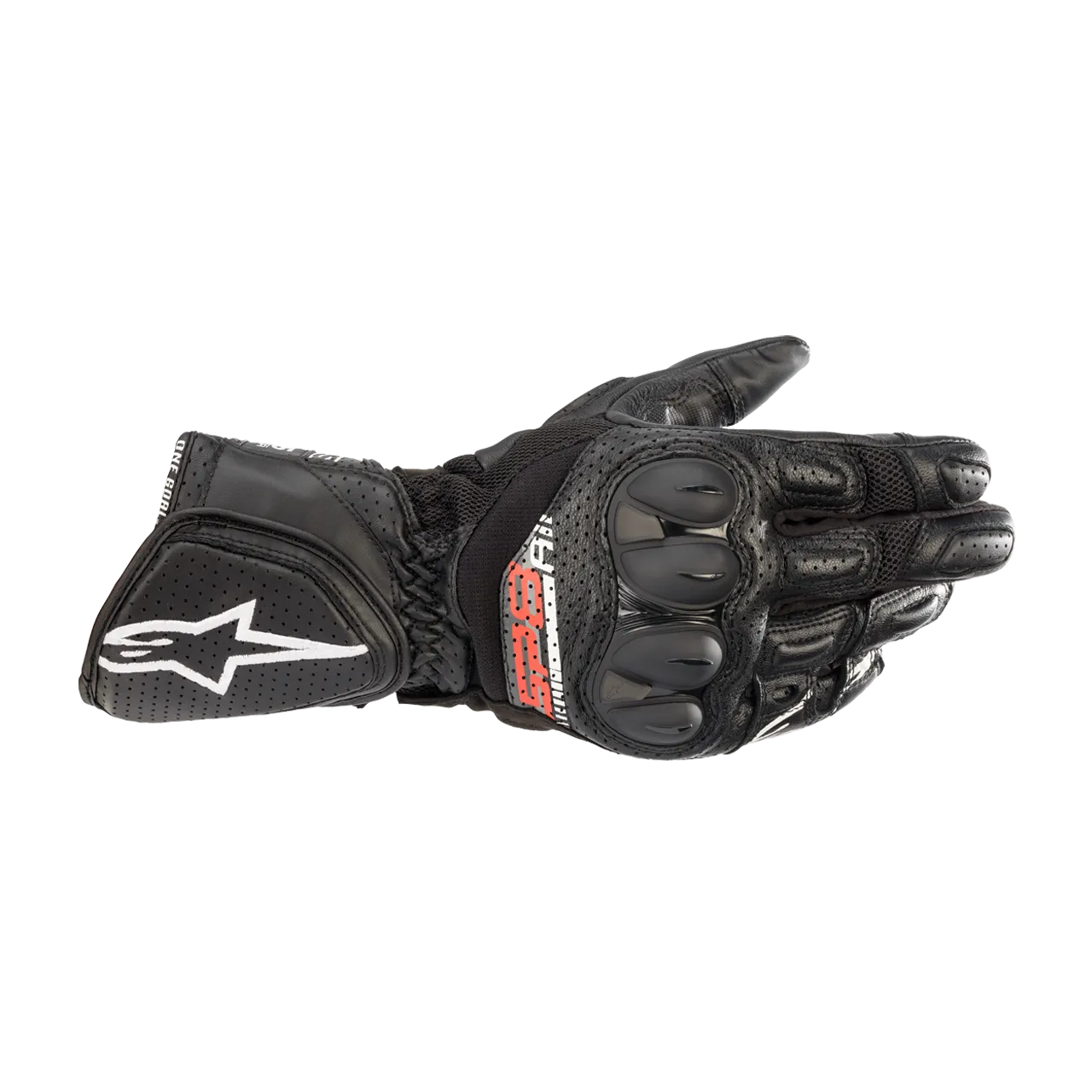 Guantes de cuero Alpinestars SP-8 V3 Air Negros