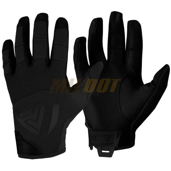 Guantes de cuero DIRECT ACTION Hard negros