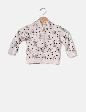 H&M Chaqueta blanca estampada